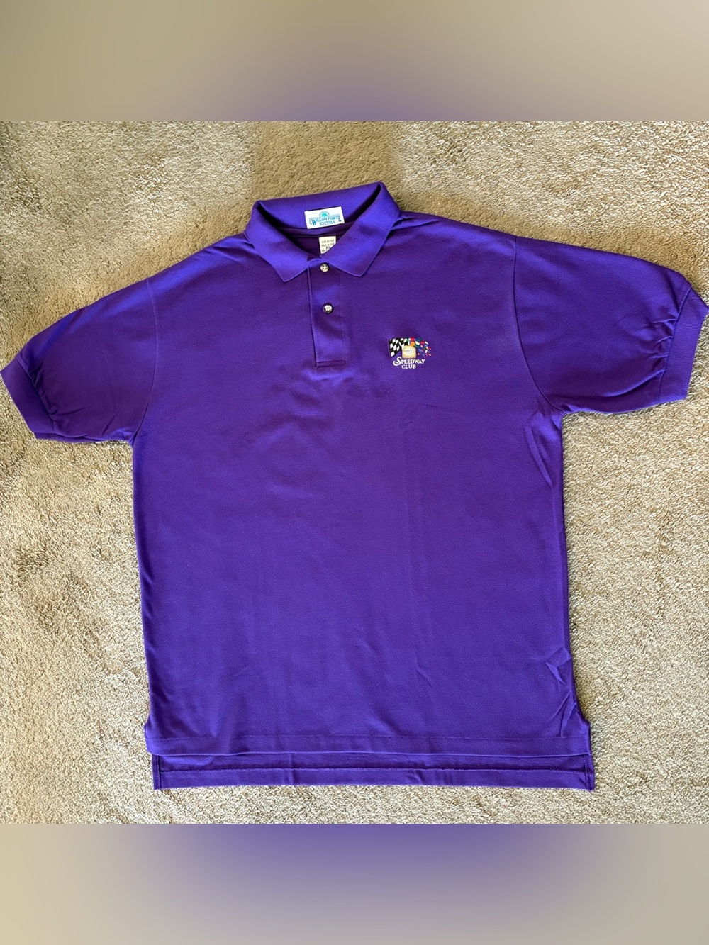 Willow Pointe Speedway Club Purple Polo Shirt Size XL